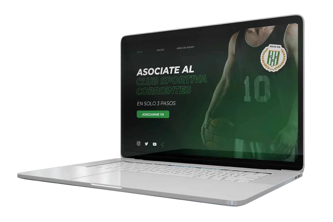 Club Sportivo Corrientes — Registro en 3 Pasos